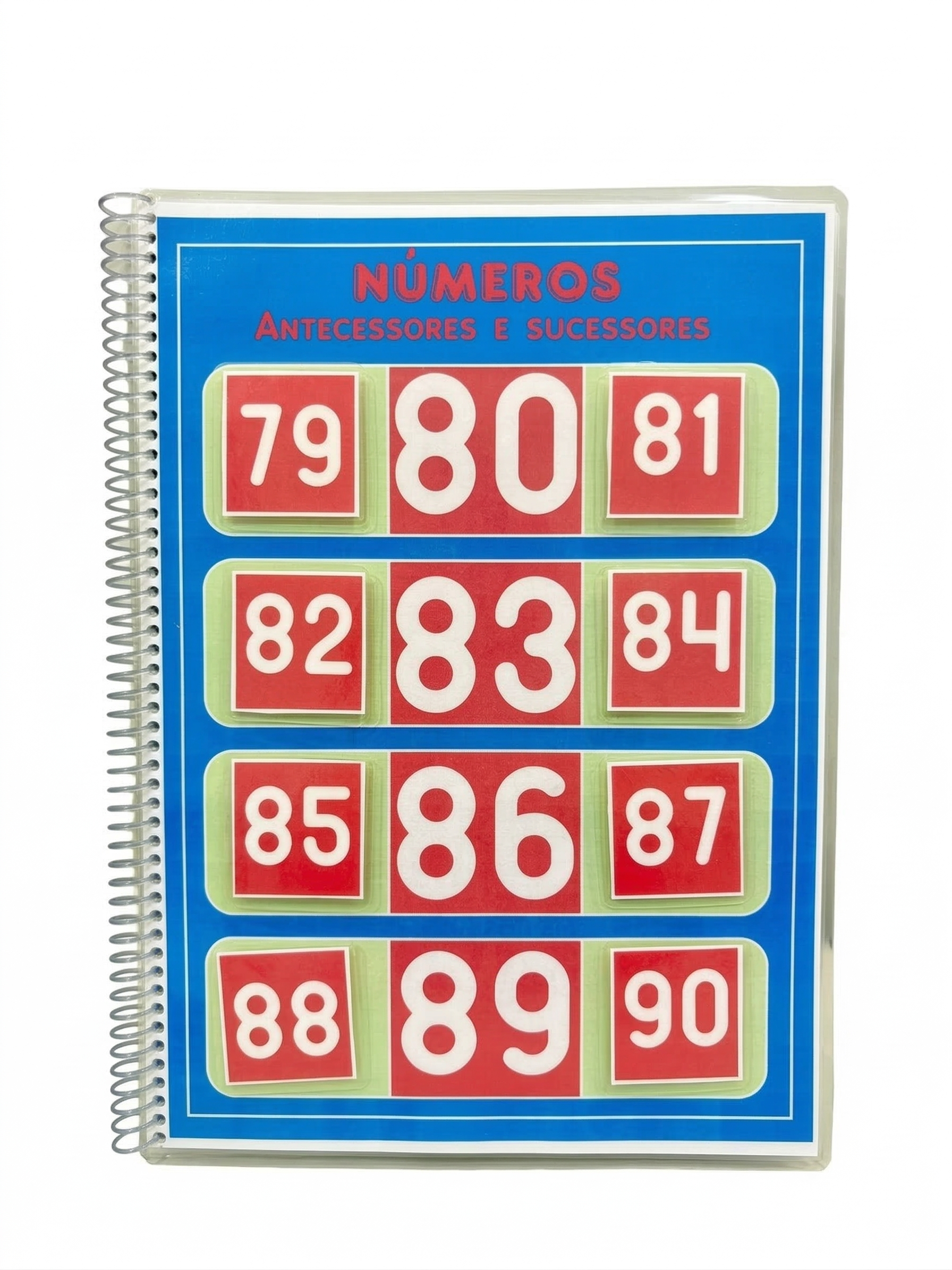 Livro Números Antecessores e Sucessores de 01 a 100 2